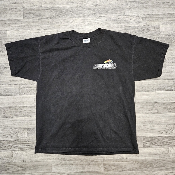 Vintage 90s Lightning Daytona International Speedway Nascar Racing T-Shirt XL - Picture 3 of 7